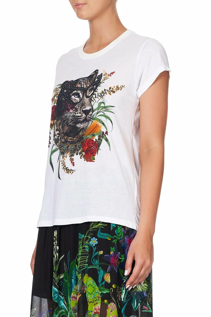 Camilla EBoutique (US) Up To 30% Off CURVED HEM FITTED TEE PARADISE CIRCUS