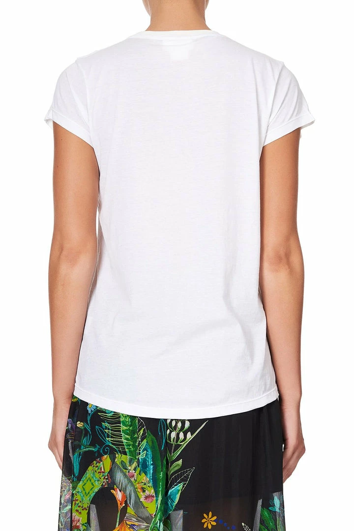 Camilla EBoutique (US) Up To 30% Off CURVED HEM FITTED TEE PARADISE CIRCUS