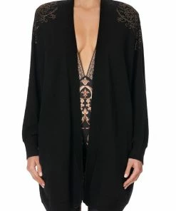 Camilla EBoutique (US) DOLMAN SHOULDER PAD CARDIGAN STUDIO 54 Sale Clothing