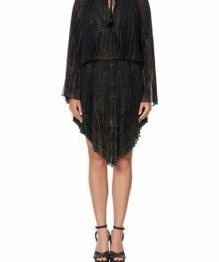 Camilla EBoutique (US) Up To 50% Off DOUBLE LAYER PLEATED DRESS COBRA KING