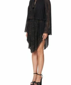 Camilla EBoutique (US) Up To 50% Off DOUBLE LAYER PLEATED DRESS COBRA KING