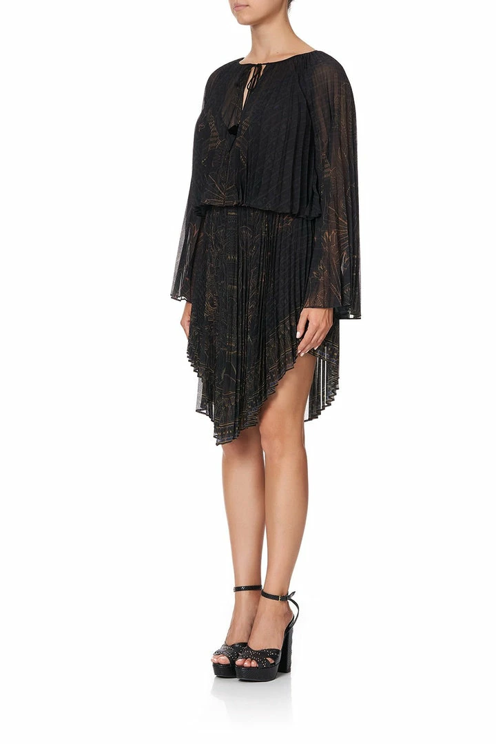 Camilla EBoutique (US) Up To 50% Off DOUBLE LAYER PLEATED DRESS COBRA KING