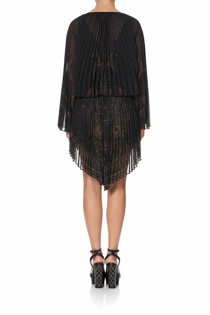Camilla EBoutique (US) Up To 50% Off DOUBLE LAYER PLEATED DRESS COBRA KING