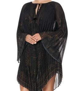 Camilla EBoutique (US) Up To 50% Off DOUBLE LAYER PLEATED DRESS COBRA KING