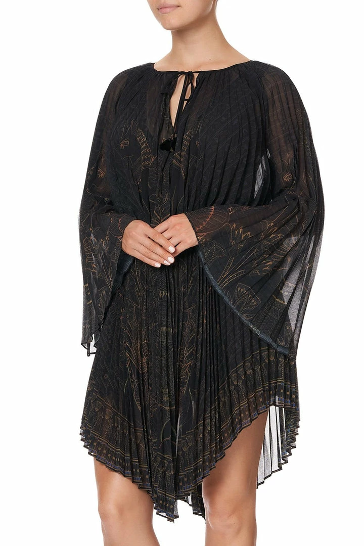 Camilla EBoutique (US) Up To 50% Off DOUBLE LAYER PLEATED DRESS COBRA KING