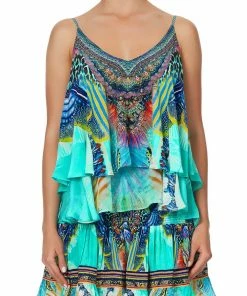 Camilla EBoutique (US) DOUBLE LAYERED CAMI REEF WARRIOR Up To 40% Off