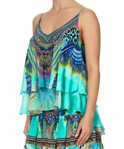 Camilla EBoutique (US) DOUBLE LAYERED CAMI REEF WARRIOR Up To 40% Off