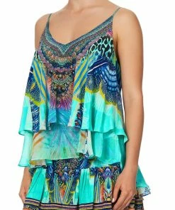 Camilla EBoutique (US) DOUBLE LAYERED CAMI REEF WARRIOR Up To 40% Off