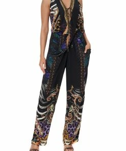 Camilla EBoutique (US) DRAPED FRONT BODICE JUMPSUIT WITH NECK TIE SHES GOT GRACE Up To 40% Off