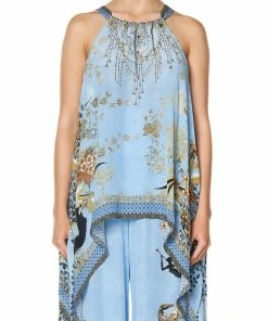 Camilla EBoutique (US) DRAWSTRING NECK TANK FAIRY FOUNTAIN Up To 30% Off