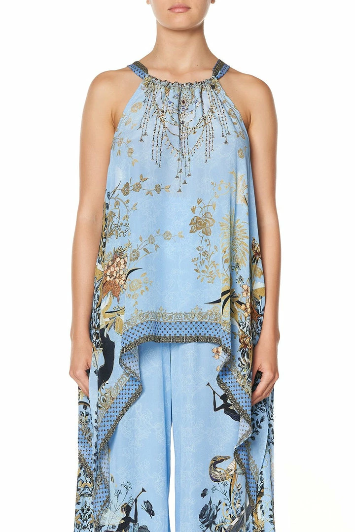 Camilla EBoutique (US) DRAWSTRING NECK TANK FAIRY FOUNTAIN Up To 30% Off