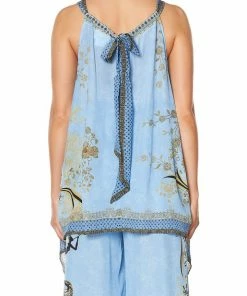 Camilla EBoutique (US) DRAWSTRING NECK TANK FAIRY FOUNTAIN Up To 30% Off
