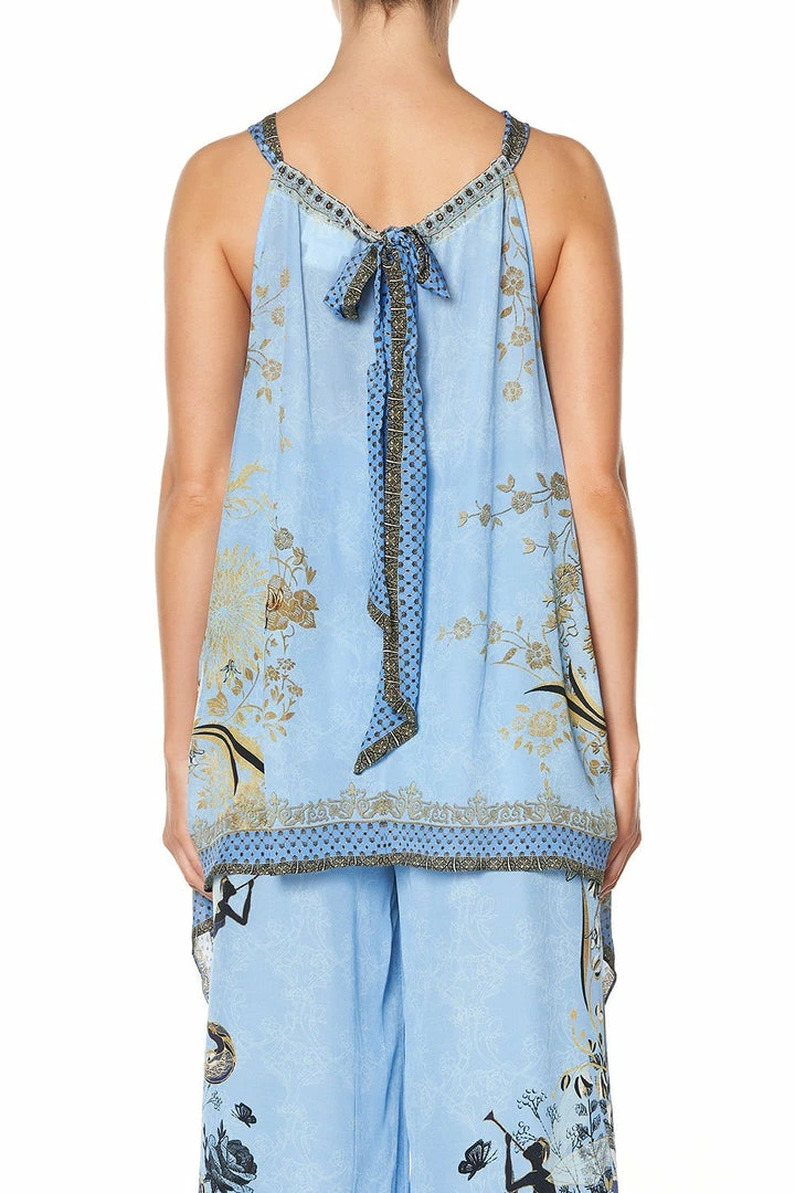 Camilla EBoutique (US) DRAWSTRING NECK TANK FAIRY FOUNTAIN Up To 30% Off