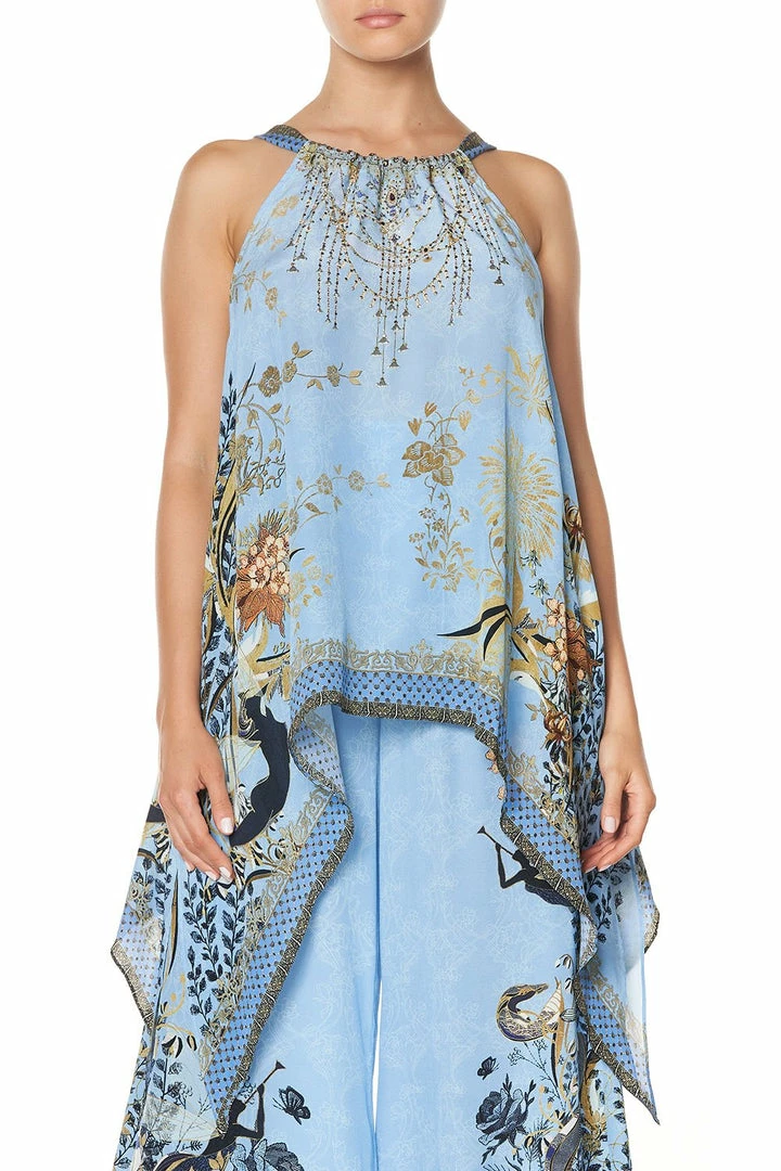 Camilla EBoutique (US) DRAWSTRING NECK TANK FAIRY FOUNTAIN Up To 30% Off