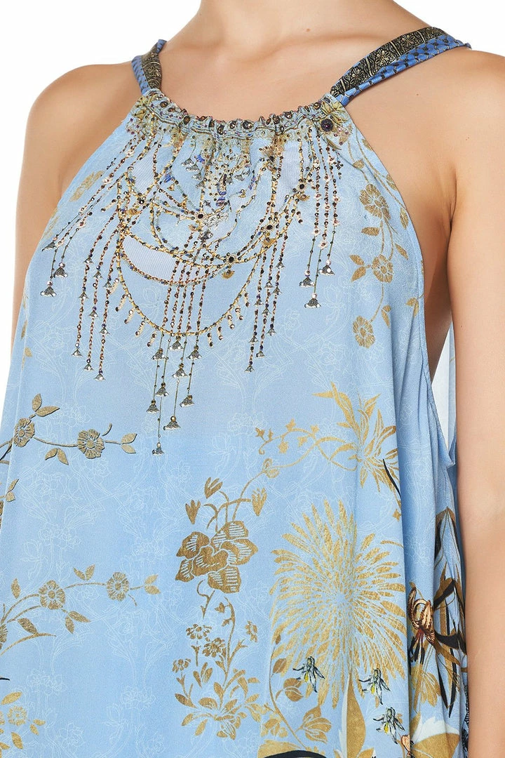 Camilla EBoutique (US) DRAWSTRING NECK TANK FAIRY FOUNTAIN Up To 30% Off