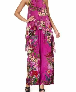 Camilla EBoutique (US) DRAWSTRING NECK TANK JUNGLE LANGUAGE