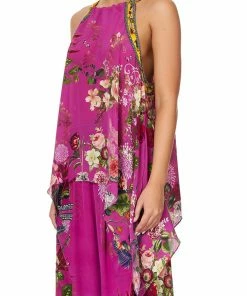 Camilla EBoutique (US) DRAWSTRING NECK TANK JUNGLE LANGUAGE