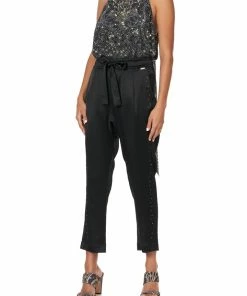 Camilla EBoutique (US) DRAWSTRING NECK TANK MIDNIGHT PEARL