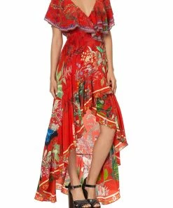 Camilla EBoutique (US) Up To 40% Off FRILL SLEEVE LONG DRESS FARAWAY TREE