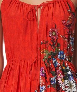 Camilla EBoutique (US) Up To 50% Off DRESS WITH FRONT TIE DETAIL WONDERING WARATAH