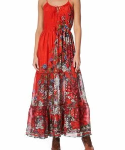 Camilla EBoutique (US) Up To 50% Off DRESS WITH FRONT TIE DETAIL WONDERING WARATAH