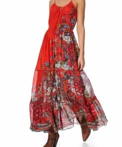 Camilla EBoutique (US) Up To 50% Off DRESS WITH FRONT TIE DETAIL WONDERING WARATAH