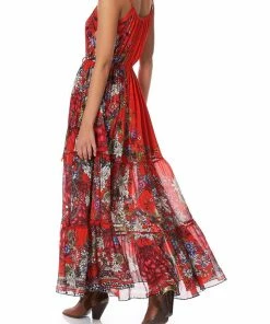 Camilla EBoutique (US) Up To 50% Off DRESS WITH FRONT TIE DETAIL WONDERING WARATAH