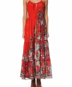 Camilla EBoutique (US) Up To 50% Off DRESS WITH FRONT TIE DETAIL WONDERING WARATAH