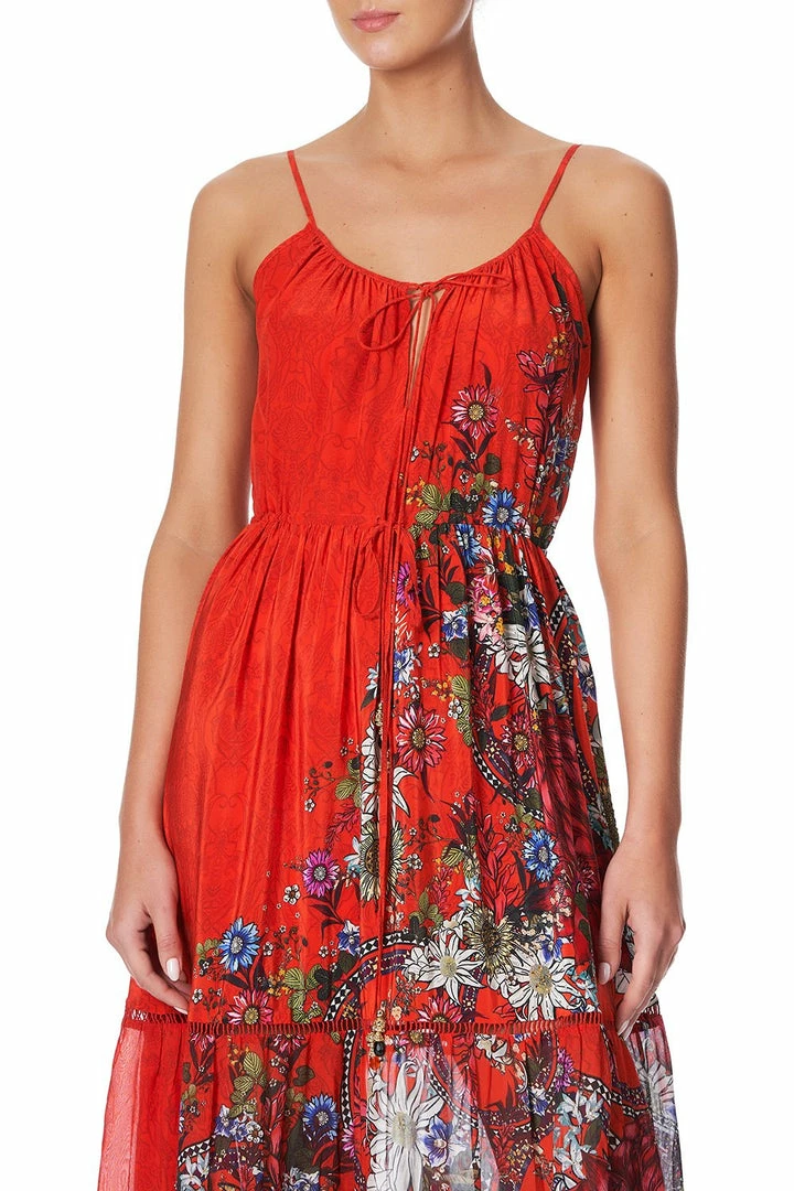 Camilla EBoutique (US) Up To 50% Off DRESS WITH FRONT TIE DETAIL WONDERING WARATAH