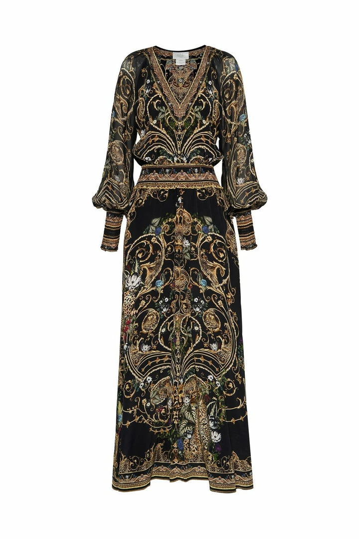 Camilla EBoutique (US) DRESS WITH SHIRRED WAIST AND CUFF STUDIO 54