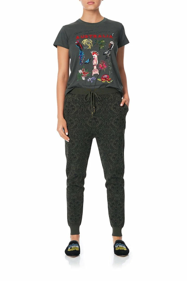 Camilla EBoutique (US) DROP CROTCH KNIT PANTS WATCHFUL WINGS