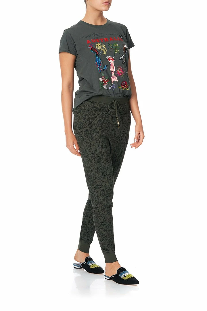Camilla EBoutique (US) DROP CROTCH KNIT PANTS WATCHFUL WINGS