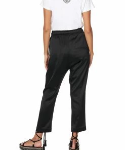 Camilla EBoutique (US) DROP CROTCH SLIM LEG PANT SOLID BLACK Sale Clothing