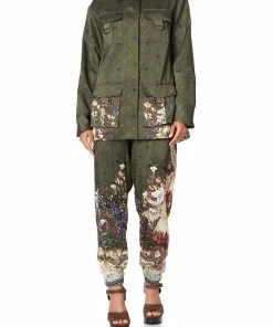 Camilla EBoutique (US) DROP CROTCH TRACK PANT WATCHFUL WINGS Up To 40% Off