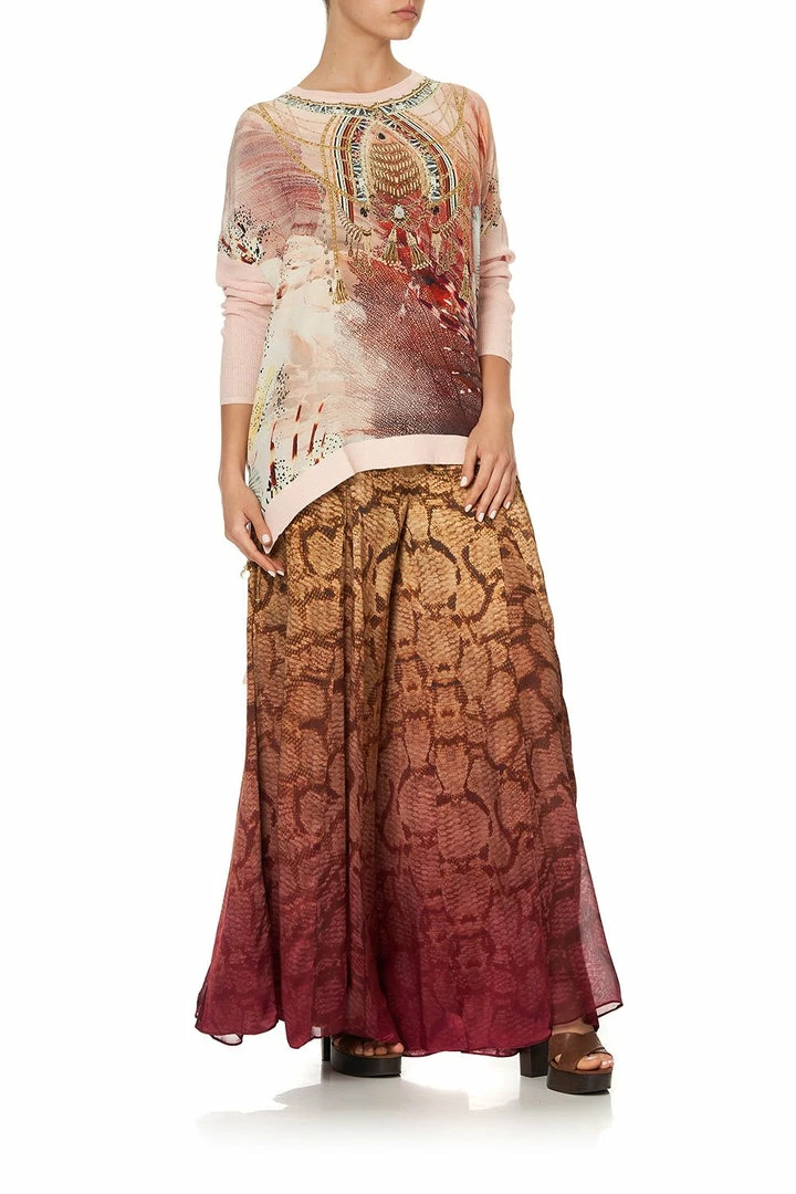 Camilla EBoutique (US) DROP SHOULDER BOX KNIT COASTAL TREASURE