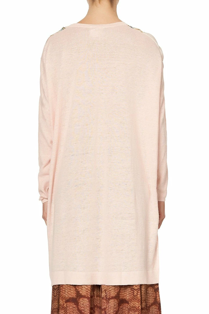 Camilla EBoutique (US) DROP SHOULDER BOX KNIT COASTAL TREASURE