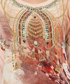 Camilla EBoutique (US) DROP SHOULDER BOX KNIT COASTAL TREASURE