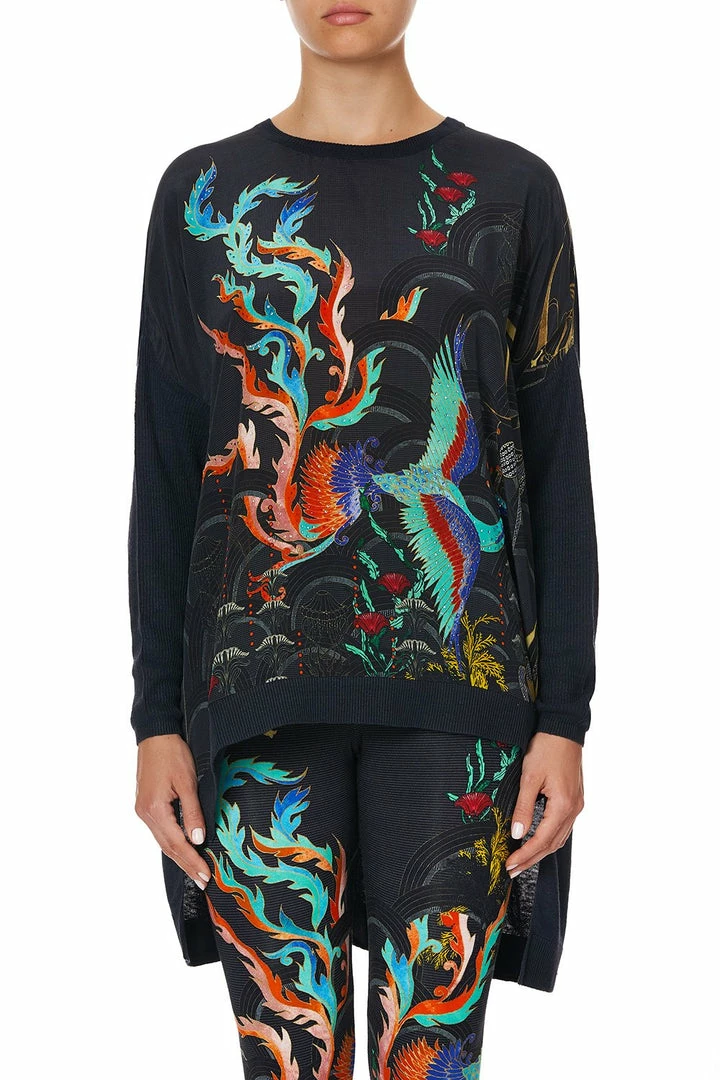 Camilla EBoutique (US) DROP SHOULDER BOX KNIT WISE WINGS Up To 40% Off