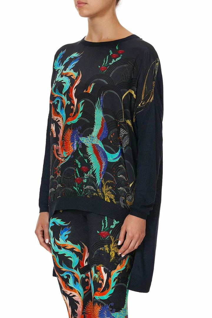 Camilla EBoutique (US) DROP SHOULDER BOX KNIT WISE WINGS Up To 40% Off