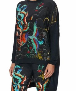 Camilla EBoutique (US) DROP SHOULDER BOX KNIT WISE WINGS Up To 40% Off