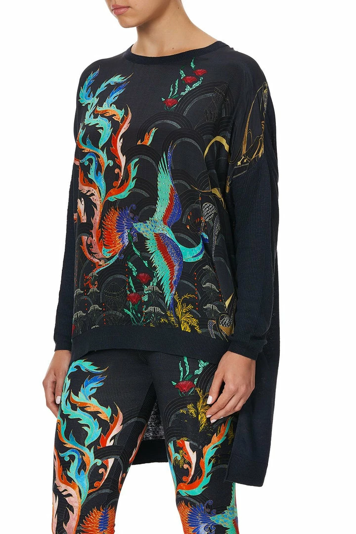 Camilla EBoutique (US) DROP SHOULDER BOX KNIT WISE WINGS Up To 40% Off