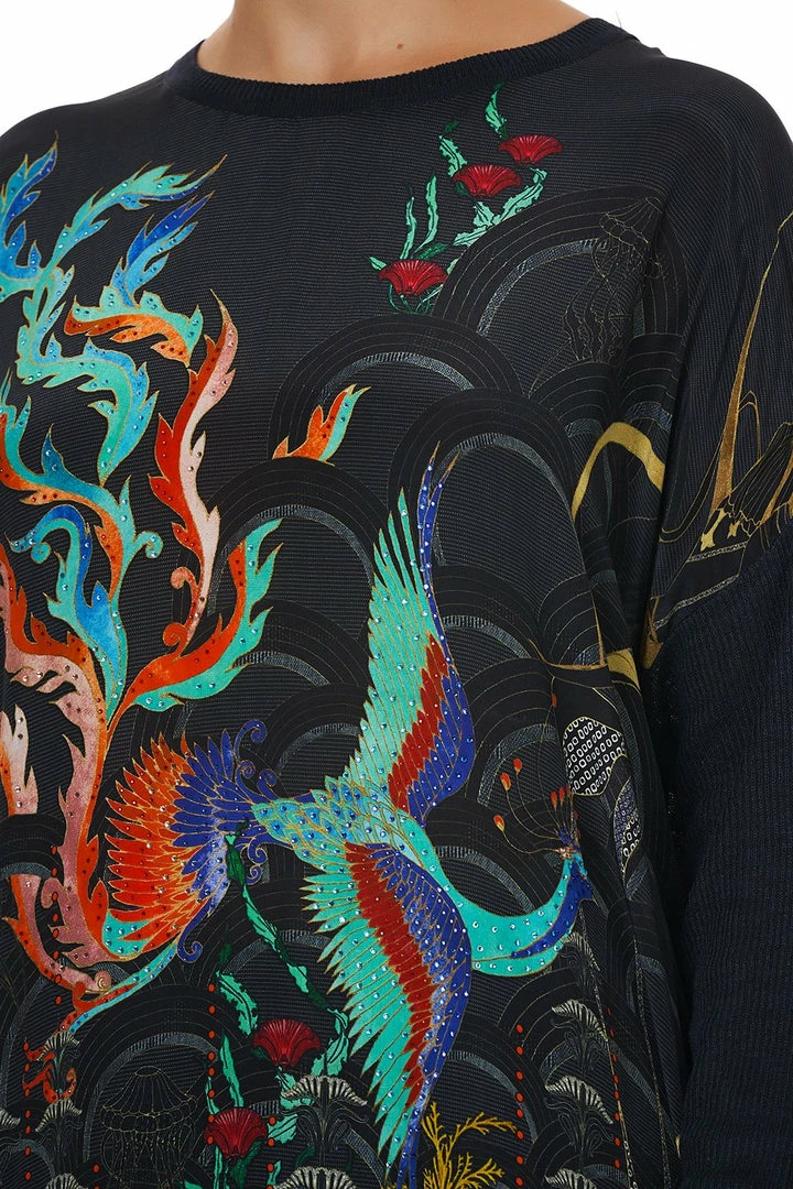 Camilla EBoutique (US) DROP SHOULDER BOX KNIT WISE WINGS Up To 40% Off