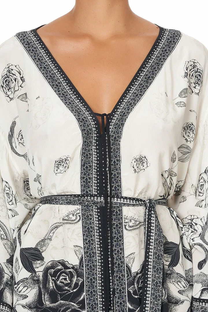 Camilla EBoutique (US) Up To 40% Off DROP SHOULDER KAFTAN MIDNIGHT PEARL