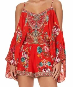 Camilla EBoutique (US) Up To 30% Off DROP SHOULDER PLAYSUIT CAMEOS CAN CAN