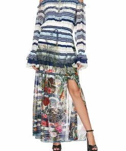 Camilla EBoutique (US) Up To 30% Off DROP SHOULDER SPLIT DRESS SOLIS HEART