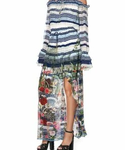 Camilla EBoutique (US) Up To 30% Off DROP SHOULDER SPLIT DRESS SOLIS HEART