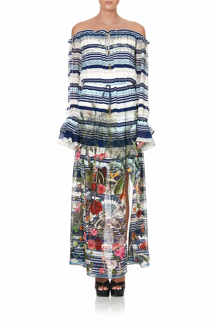 Camilla EBoutique (US) Up To 30% Off DROP SHOULDER SPLIT DRESS SOLIS HEART