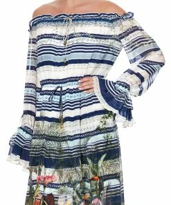 Camilla EBoutique (US) Up To 30% Off DROP SHOULDER SPLIT DRESS SOLIS HEART