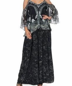 Camilla EBoutique (US) DROP SHOULDER STRAPPY BLOUSE ASTRO DISCO