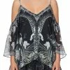Camilla EBoutique (US) DROP SHOULDER STRAPPY BLOUSE ASTRO DISCO